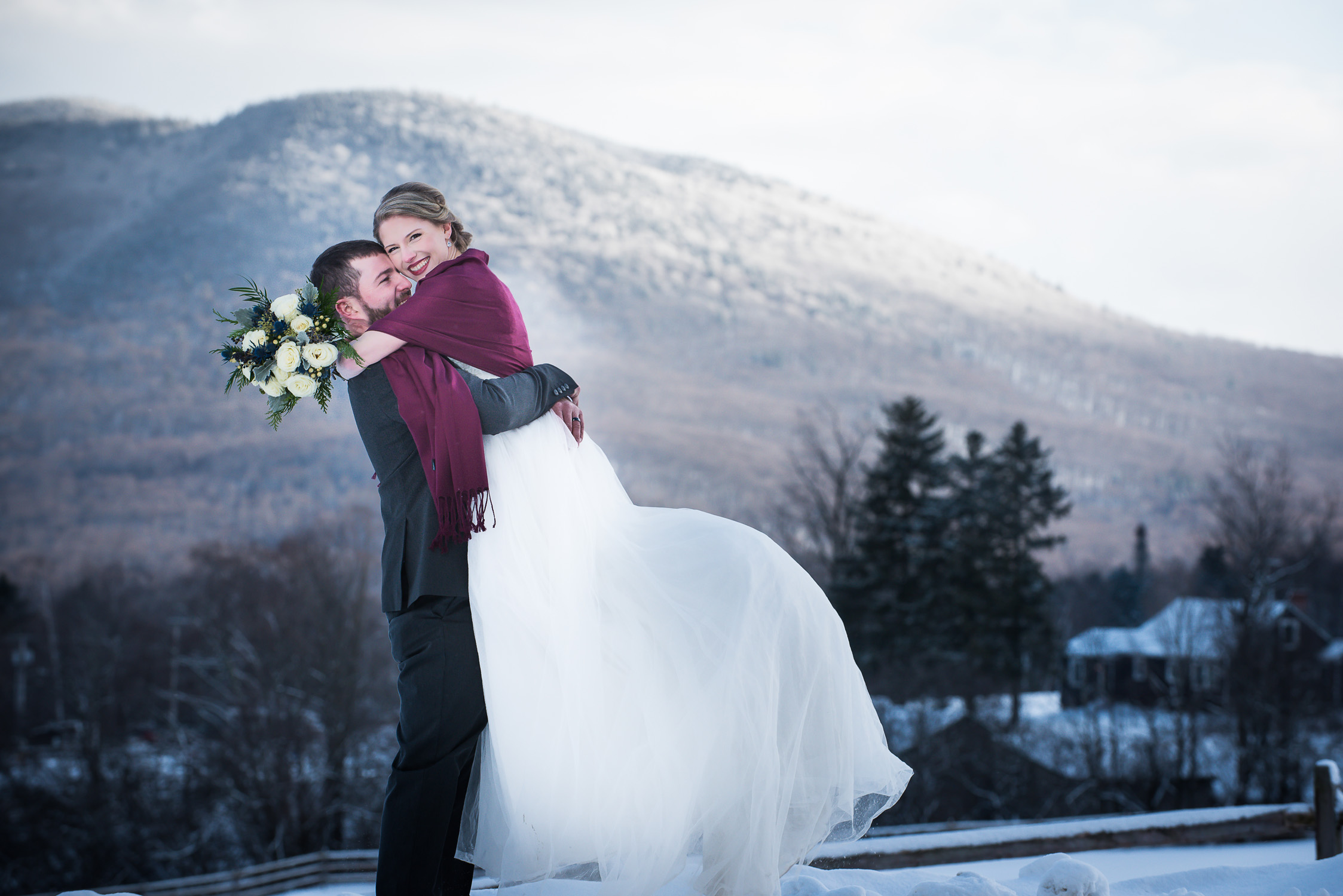 Mountain Top Inn and Resort Winter Wedding